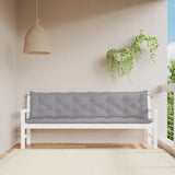 Vidaxx Garden Bench Puder 2 PCS 200x50x7 cm Oxford Stof Gray Gray