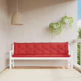 Vidaxx Garden Bench Puder 2 PCS 200x50x7 cm Oxford stof rød