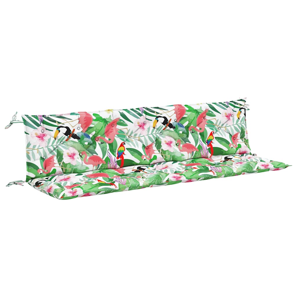 Vidaxx Garden Bench Puder 2 PCS 200x50x7 cm Stof Multi-farvet