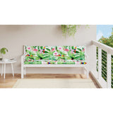 Vidaxx Garden Bench Puder 2 PCS 200x50x7 cm Stof Multi-farvet