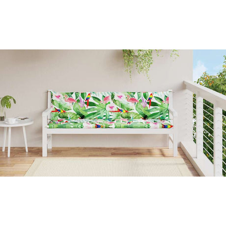 Vidaxx Garden Bench Puder 2 PCS 200x50x7 cm Stof Multi-farvet