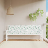 Vidaxl Garden Bench Puder 2 stk. Bladmønster 200x50x7 cm stof
