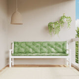 Vidaxx Garden Bench Puder 2 stk. Bladmønster 200x50x7 cm stof