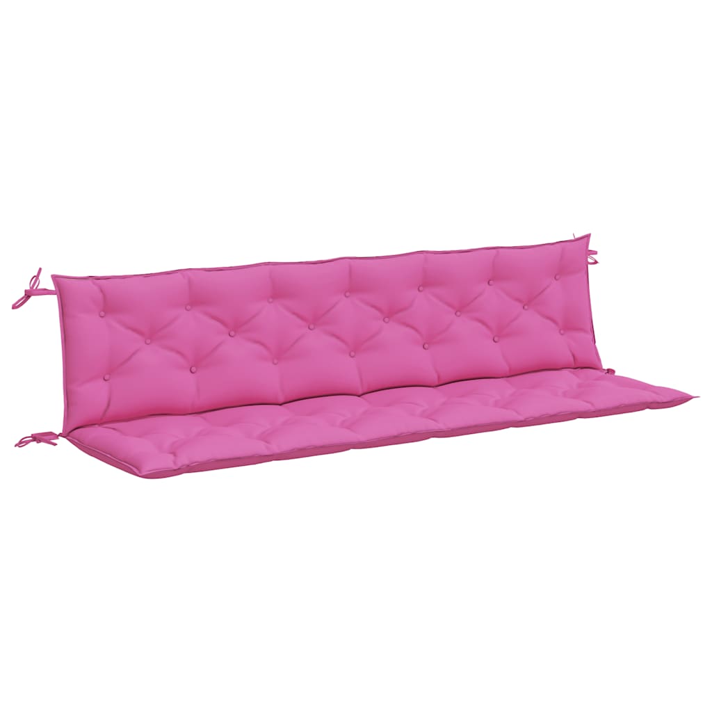 Vidaxx Garden Bench Puder 2 PCS 200x50x7 cm stofrosa