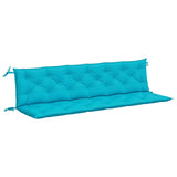 Vidaxx Garden Bench Puder 2 PCS 200x50x7 cm Stof Turkiser