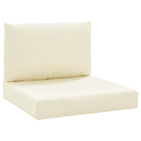 Vidaxl palle puder 2 stk Oxford stofcreme hvid
