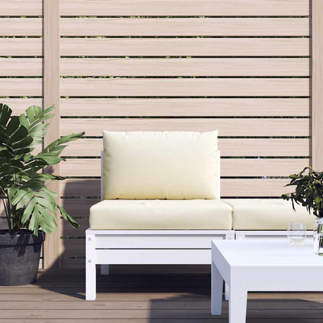 Vidaxl palle puder 2 stk Oxford stofcreme hvid