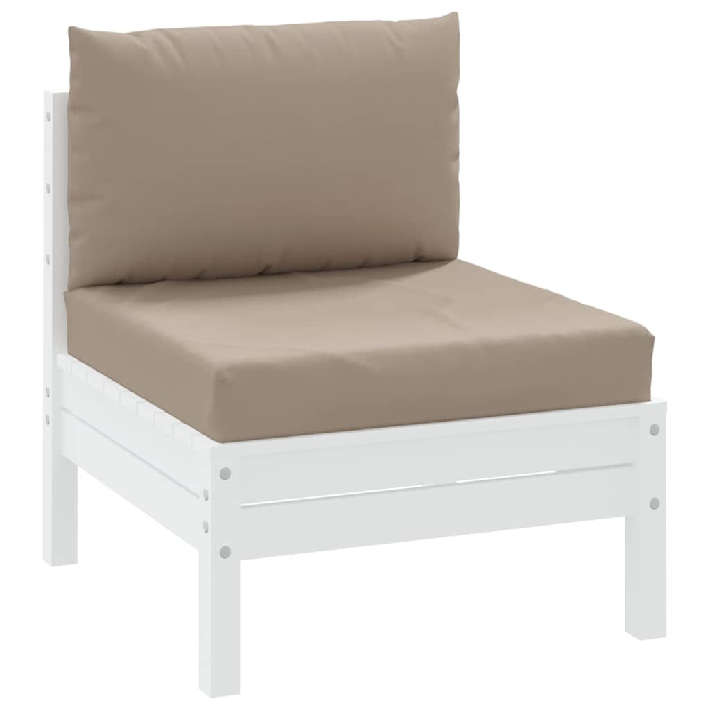 Vidaxl Palletpuder 2 stk Oxford Fabric Taupe