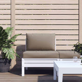 Vidaxl Palletpuder 2 stk Oxford Fabric Taupe