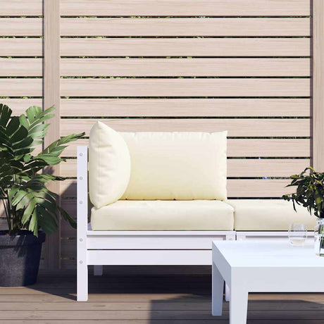 Vidaxl Palletpuder 3 stk Oxford Fabric Cream White