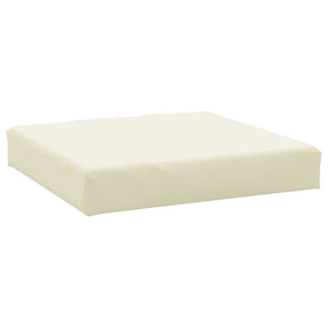 Vidaxl Pallet Pushion 60x60x9,5 cm Oxford Fabric Cream-farvet