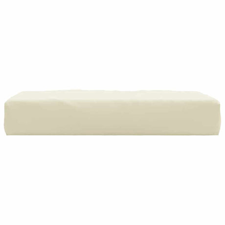 Vidaxl Pallet Pushion 60x60x9,5 cm Oxford Fabric Cream-farvet
