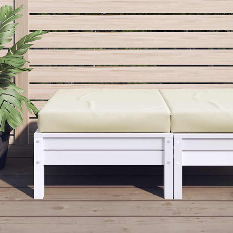 Vidaxl Pallet Pushion 60x60x9,5 cm Oxford Fabric Cream-farvet