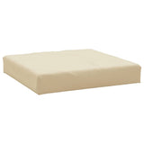 Vidaxl Pallet Pushion 60x60x8 cm Oxford Stof beige