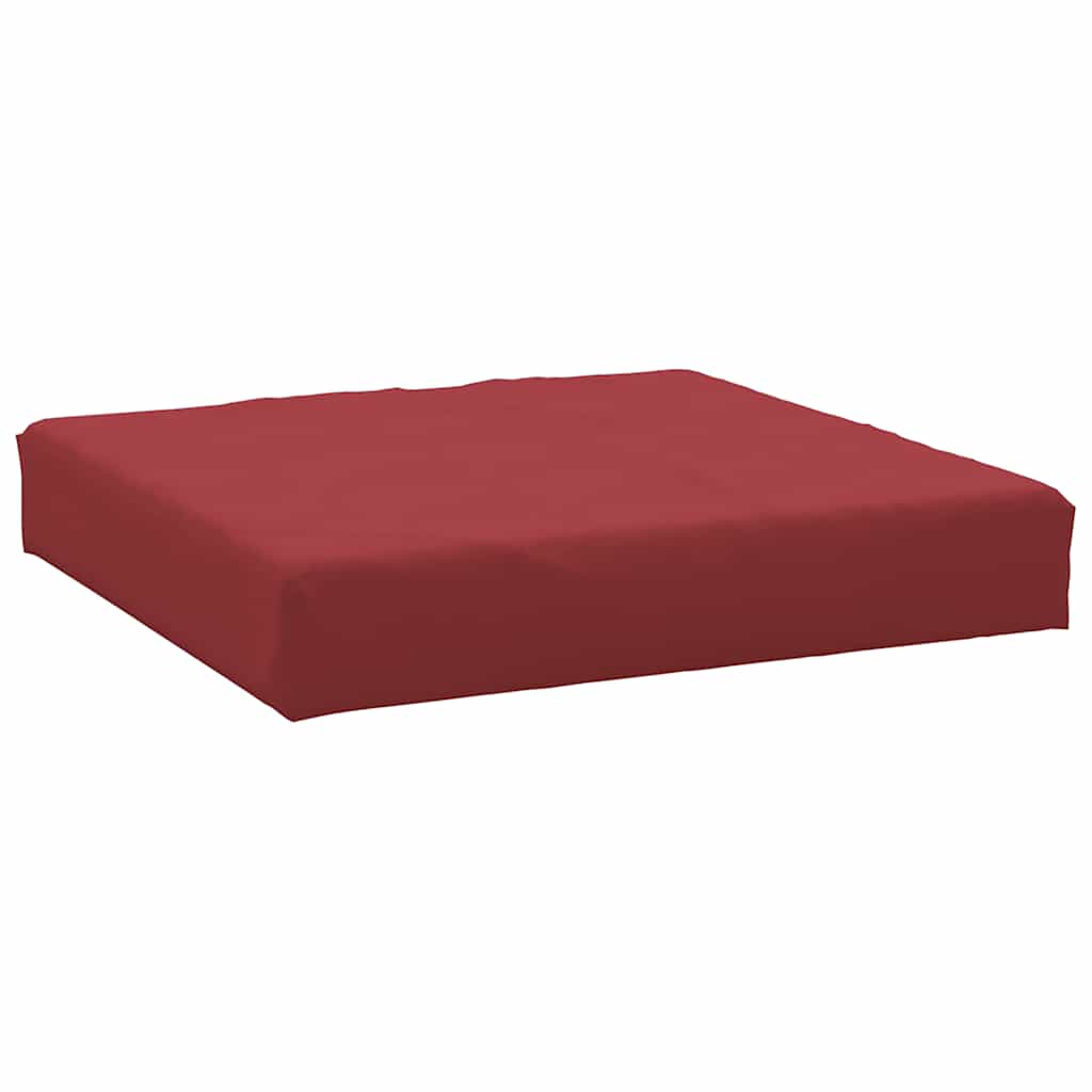 Vidaxl Pallet Pushion 60x60x9,5 cm Oxford Fabric Wine Red