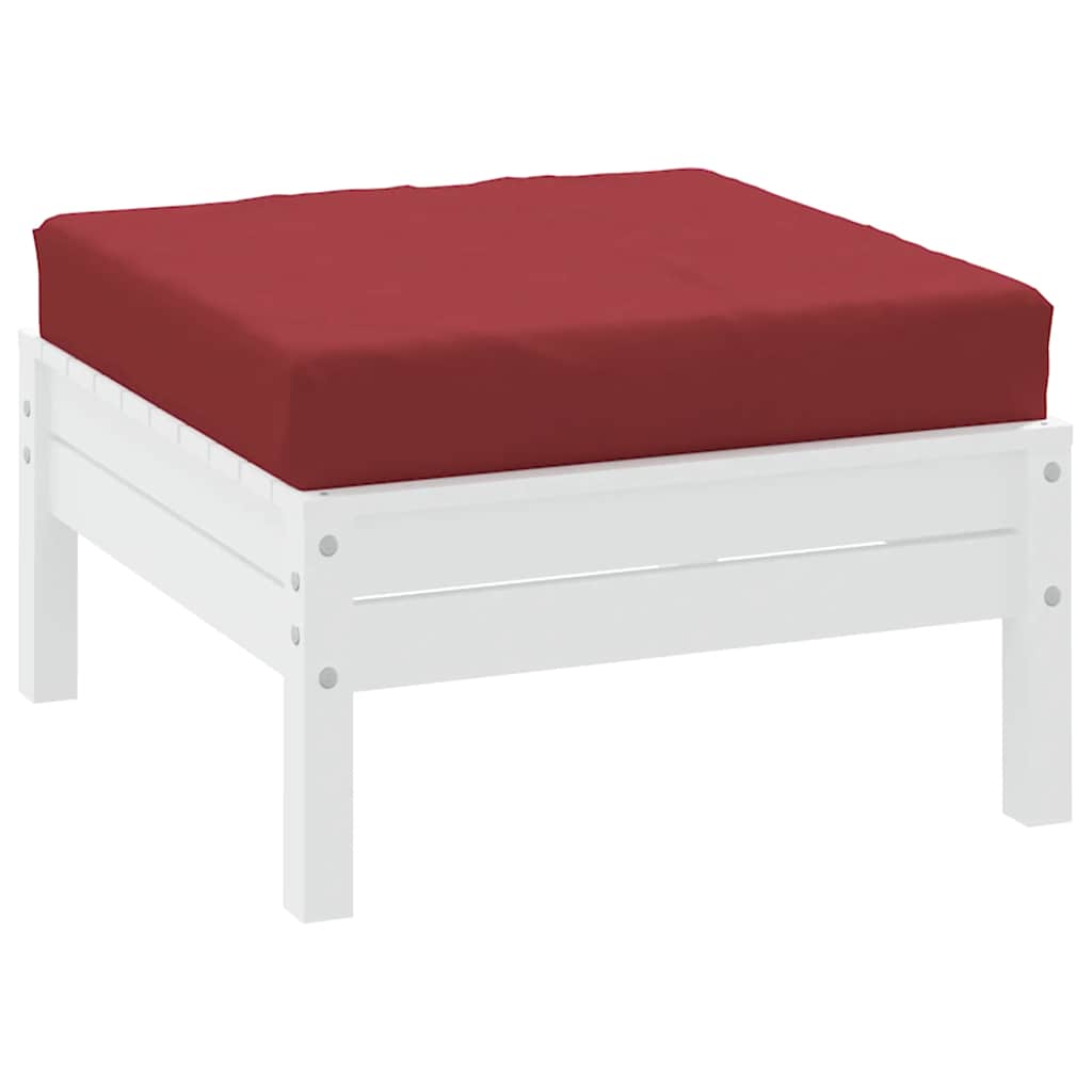 Vidaxl Pallet Pushion 60x60x9,5 cm Oxford Fabric Wine Red