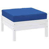 Vidaxl Pallet Pushion 60x60x9,5 cm Oxford stof blå