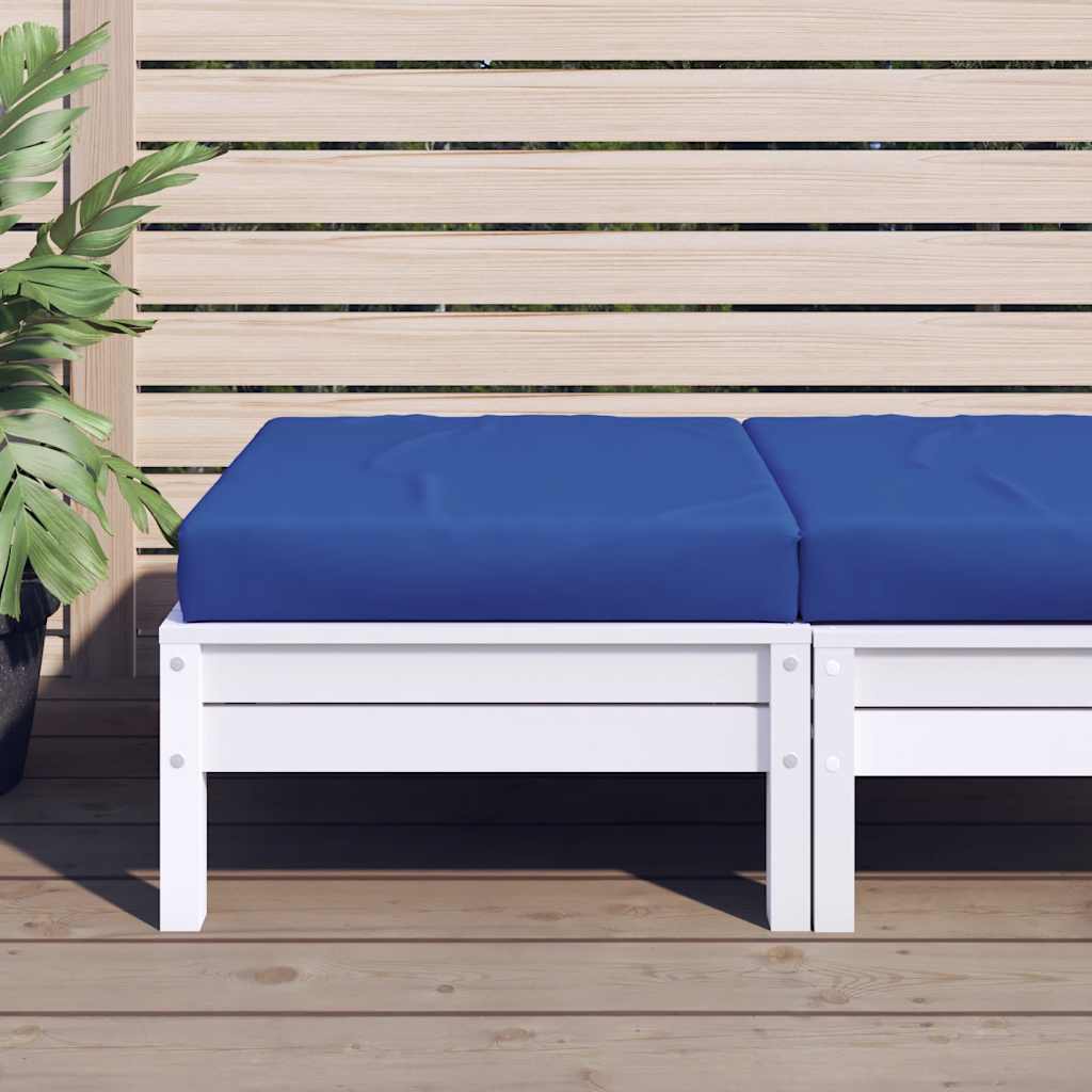 Vidaxl Pallet Pushion 60x60x9,5 cm Oxford stof blå