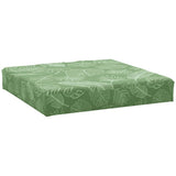 Vidaxl Pallet Pushion Blad mønster 60x60x8 cm Oxford stof