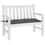 Vidaxx Garden Bench Pushion 110x50x7 cm Oxford Stof Anthracite