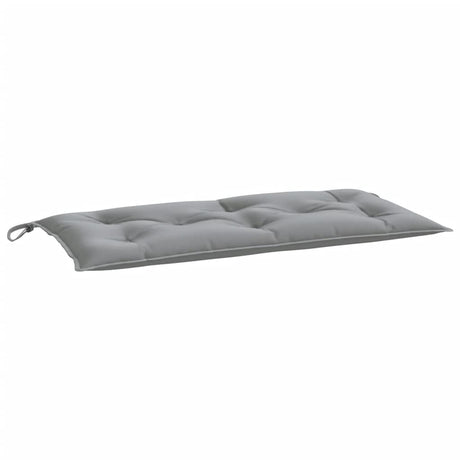 Vidaxl Garden Bench Pushion 110x50x7 cm Stof grå