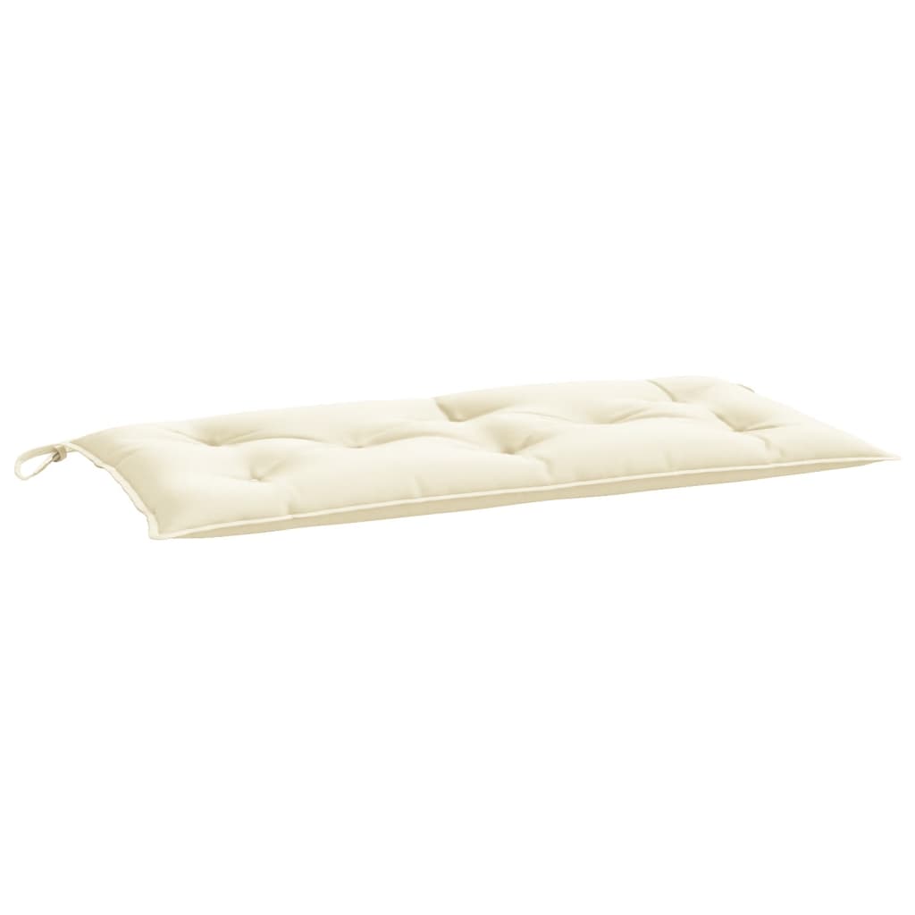 Vidaxx Garden Bench Pushion 110x50x7 cm Oxford Fabric Cream White