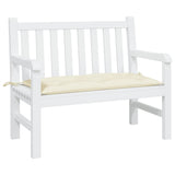 Vidaxx Garden Bench Pushion 110x50x7 cm Oxford Fabric Cream White