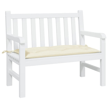 Vidaxx Garden Bench Pushion 110x50x7 cm Oxford Fabric Cream White