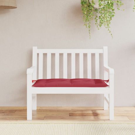 Vidaxx Garden Bench Pushion 110x50x7 cm Oxford Fabric Wine Red