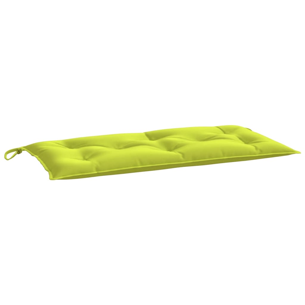 Vidaxl Garden Bench Pushion 110x50x7 cm Oxford Fabric Bright Green