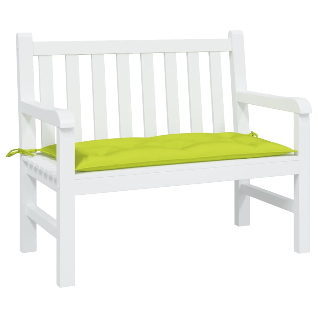 Vidaxl Garden Bench Pushion 110x50x7 cm Oxford Fabric Bright Green