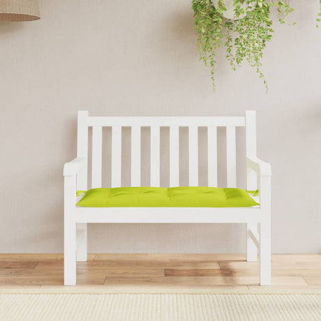 Vidaxl Garden Bench Pushion 110x50x7 cm Oxford Fabric Bright Green