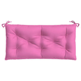 Vidaxl Garden Bench Pushion 110x50x7 cm stofrosa