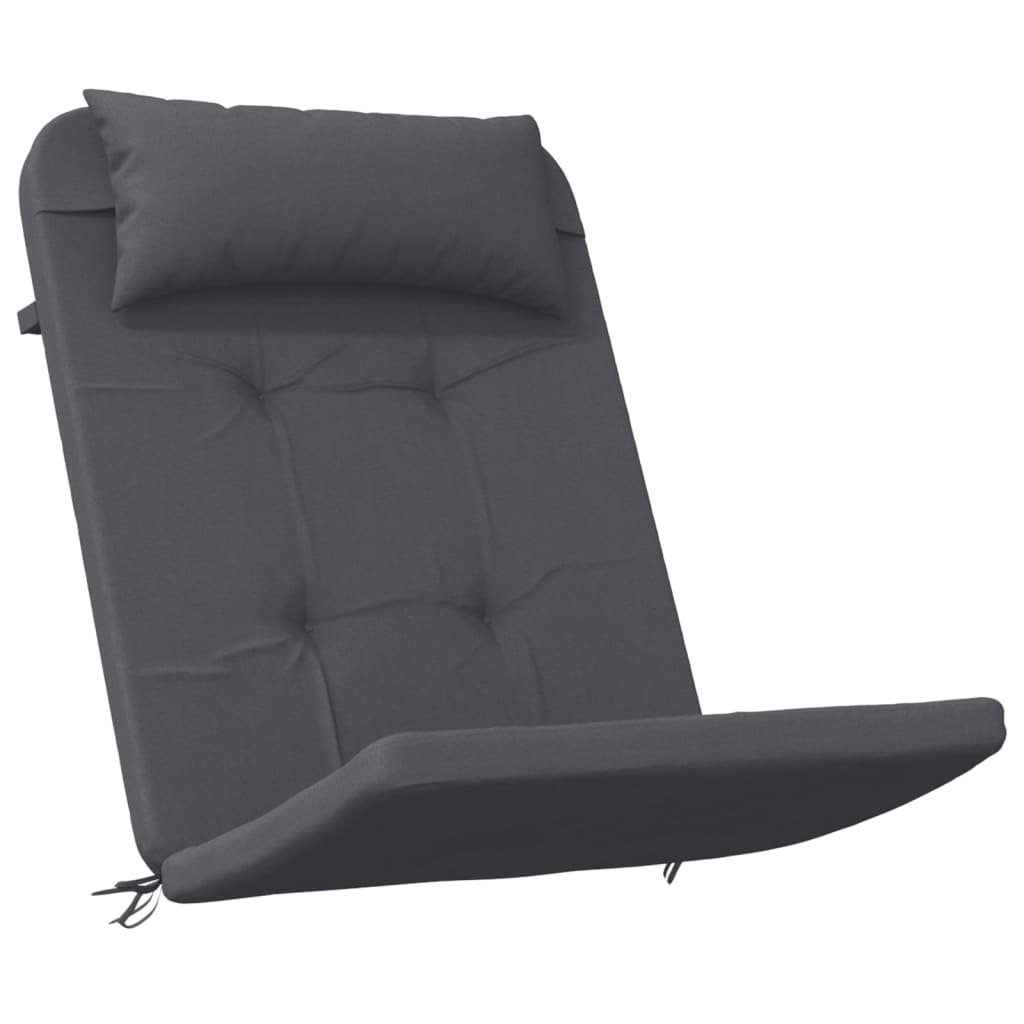Vidaxl stolehynder 2 stk adirondack oxford stof antracit