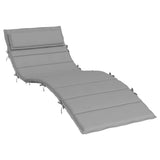 Vidaxx Lounger Cushion 180x60x4 cm Oxford stof grå
