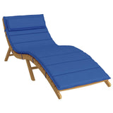 Vidaxx Lounger Pushion 180x60x4 cm Oxford Fabric Royal Blue