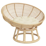 Vidaxl Seat Pushion Round Ø 60x11 cm Oxford Fabric Cream-farvet
