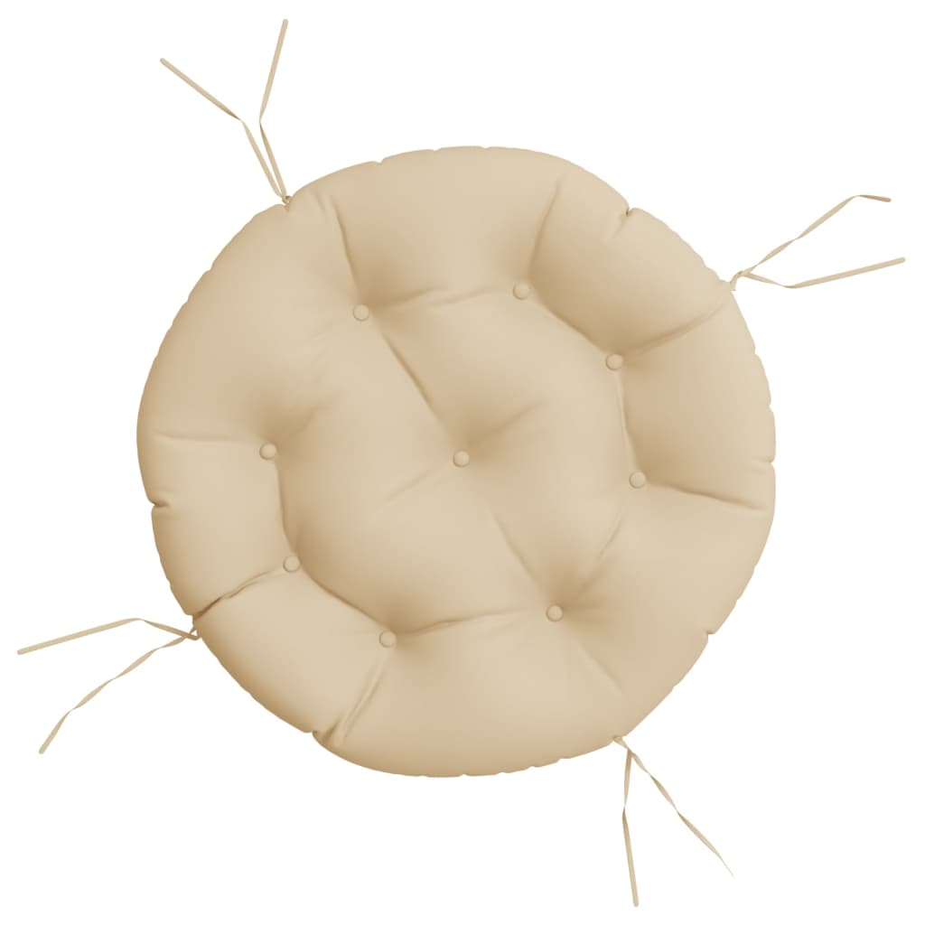 Vidaxl sædepude rundt ø 60x11 cm oxford stof beige