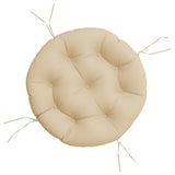 Vidaxl sædepude rundt ø 60x11 cm oxford stof beige