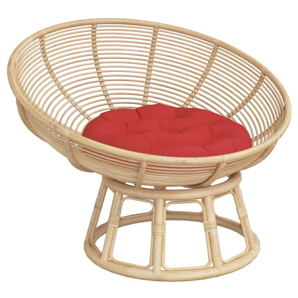 VIDAXX SEAT PUSHION ROUND Ø 60X11 CM Oxford Stof Rød