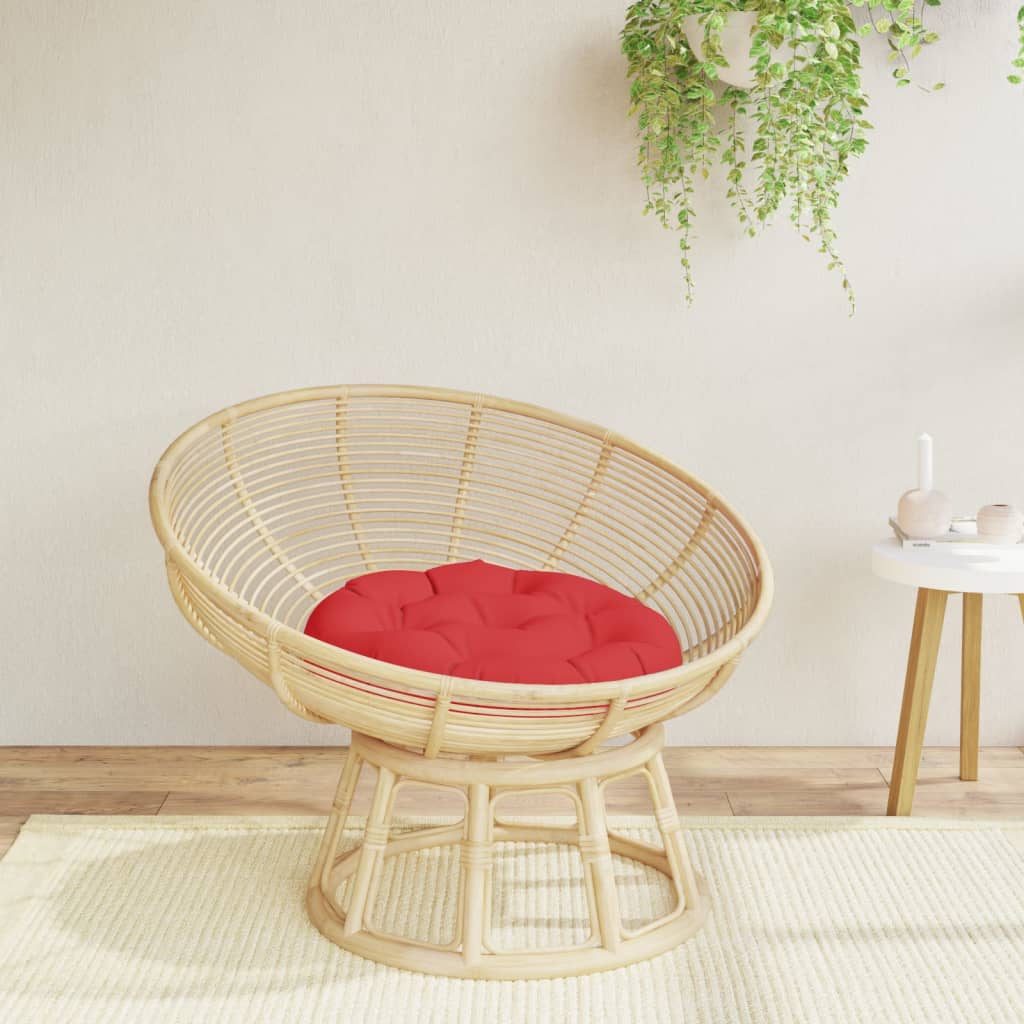 VIDAXX SEAT PUSHION ROUND Ø 60X11 CM Oxford Stof Rød