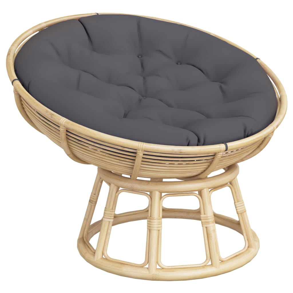Vidaxl Seat Pushion Round Ø 100x11 cm Oxford Stof Anthracite