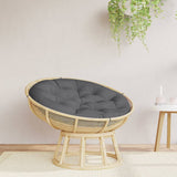 Vidaxl Seat Pushion Round Ø 100x11 cm Oxford Stof Anthracite
