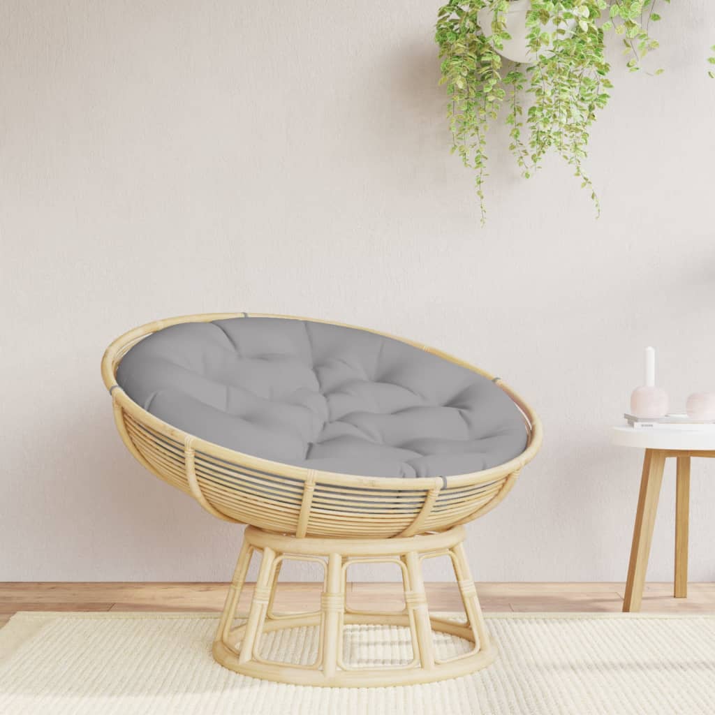 Vidaxl sædepude rundt ø 100x11 cm oxford stof grå