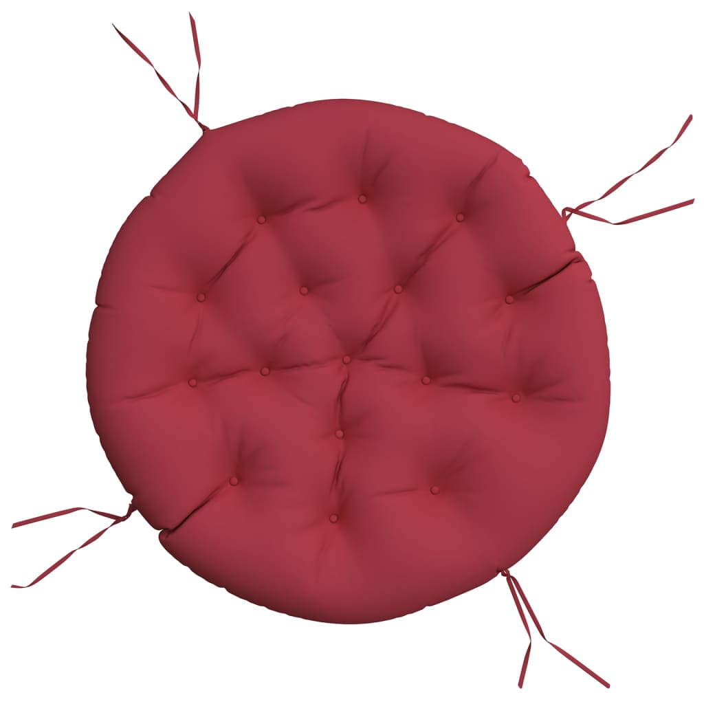 Vidaxl sædepude rundt ø 100x11 cm Oxford stofvin rød