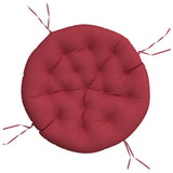 Vidaxl sædepude rundt ø 100x11 cm Oxford stofvin rød