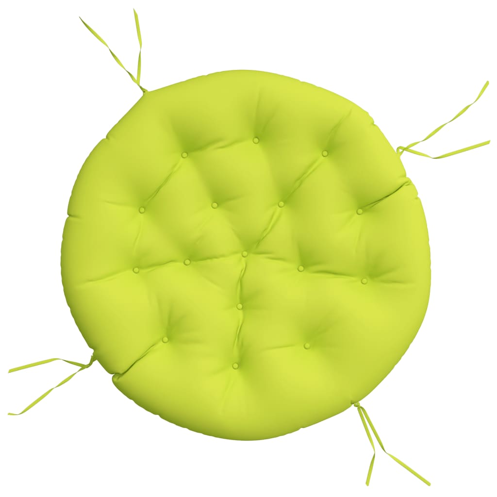 Vidaxl sædepude rundt ø 100x11 cm oxford stof lysegrøn