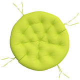Vidaxl sædepude rundt ø 100x11 cm oxford stof lysegrøn