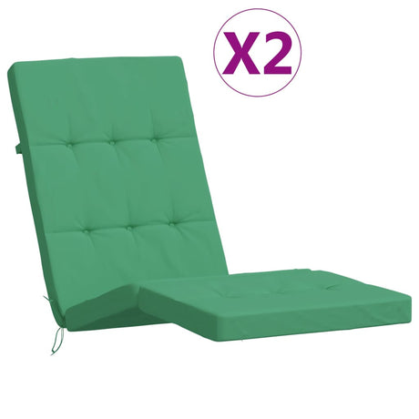Vidaxx Patio Stol Puder 2 PCS Oxford Fabric Green
