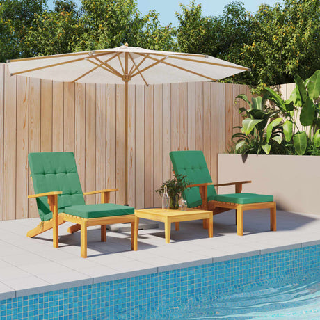 Vidaxx Patio Stol Puder 2 PCS Oxford Fabric Green